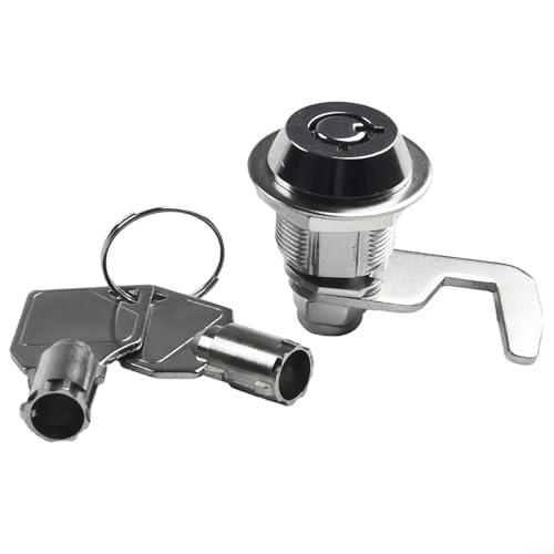 Robustes Rohrschloss für Werkzeugkästen und Schränke, 90 Grad drehbar, mit Schlüsseln von Lawnoval