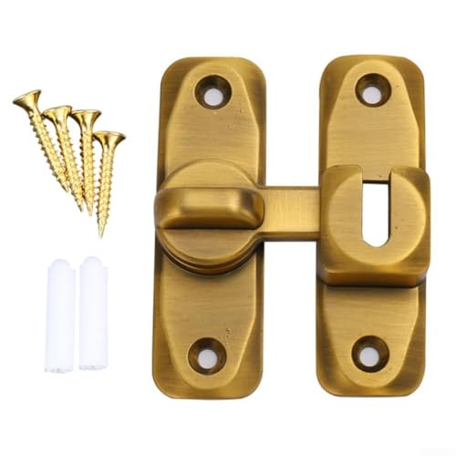 Scheunentürschloss mit innovativem Design und Verwendungsmöglichkeiten ohne Kompromisse bei der Sicherheit (Bronze) von Lawnoval