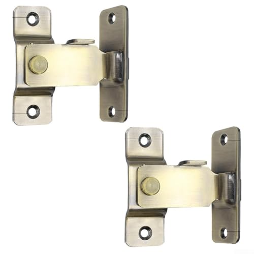 Schlank und stark, 2 rechtwinklige Schiebeschlösser aus Edelstahl (grün) von Lawnoval