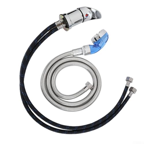 Shampoo-Bett Wasserhahn und Sprühschlauch für Friseurladen Zinklegierung auslaufsicherer Ventilkern verzinkte Beschichtung Shampoo-Bett Wasserhahn und Sprühschlauch für Friseurladen Zinklegierung auslaufsicherer Ventilkern verzinkte Beschichtung von Lawnoval