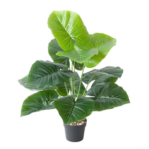 Simulierte grüne Gartenpflanzen mit nordischem Stil für Inneneinrichtung, realistische Kunststoffblätter, geeignet für Pflanzenarrangements ohne Töpfe (#3) von Lawnoval