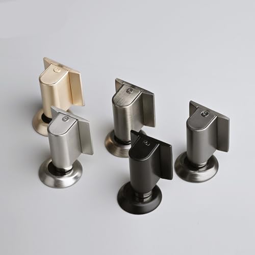 Stanzfreier Türsaugstopper mit winddichtem mechanischem Halt, Zinklegierungsmaterial sorgt für eine stabile Türpositionierung und schützt Oberflächen ohne Bohren (weiß) von Lawnoval