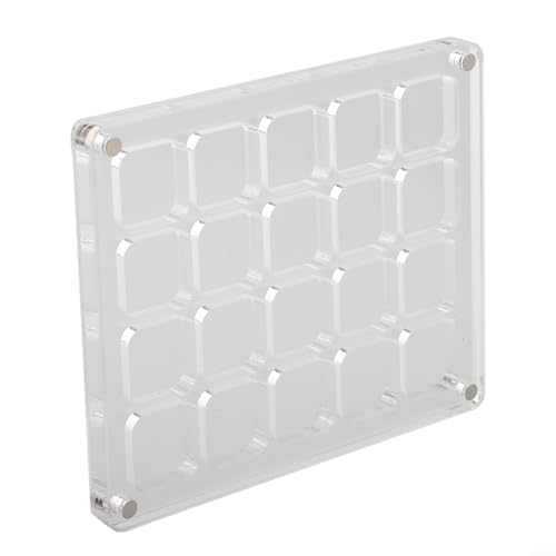 Stilvolle transparente Aufbewahrungsbox aus Acryl für Mini-Muscheln, Seesterne und andere dekorative Gegenstände (C) von Lawnoval