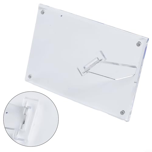 Transparenter Acryl-Bilderrahmen mit Magnet, müheloser Fotowechsel für Zuhause oder Büro, 15,2 cm von Lawnoval