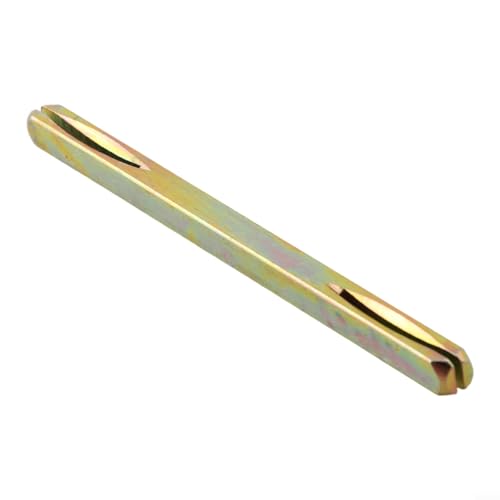 Vierkantspindel aus verzinktem Eisen, 8 mm, mit eingekerbten Stiften für Tür- und Fenstergriffe, geeignet für verschiedene Anwendungen (130 mm) von Lawnoval