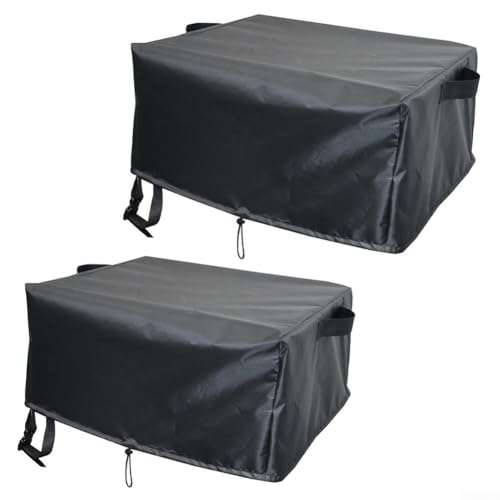 Wasserdichte Gas-Pizza-Ofenabdeckung mit verstellbaren Schnallenriemen und Kordelzug für Cozze 90347 17 Zoll Backofenschutz (62 x 62 x 28 cm) von Lawnoval
