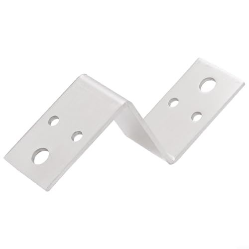 Z-förmiger Eckverbinder aus Edelstahl für Schränke, verdicktes Design für verbesserte Stabilität, rostfrei und langlebig (60 mm) von Lawnoval
