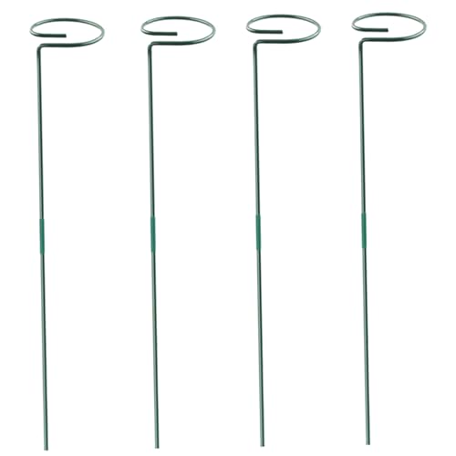 4PCS-Pflanzenstützungsstände mit einstellbaren Größen (24.12.36 '') Blütenstöcke Eisen-Rost-Sichtgarten für Pflanzen Rosen Pfingstrosen Blumen Lilie Tomaten, Tomate und Stützen von Lawnrden
