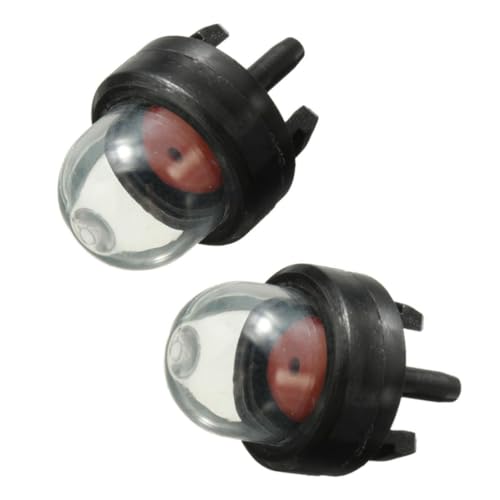 Benzinpumpe, Mini -Vergaserölblase Benzin Snap Primer Brennstoffbirne Pumpe für Hedge Trimmer Rasenmäherkettensägenzubehör 2pcs von Lawnrden