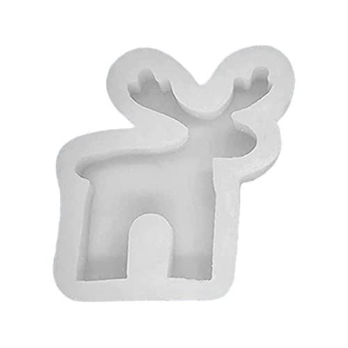Weihnachts -Elchform -Schimmelpilze -Hirsch -DIY -Silikonkerzenformen für Fondant -Schokolade | Silikonform Weihnachts -Elchform -Schimmelpilze -Hirsch -DIY -Silikonkerzenformen für Fondant -Schokolade | Silikonform von Lawnrden