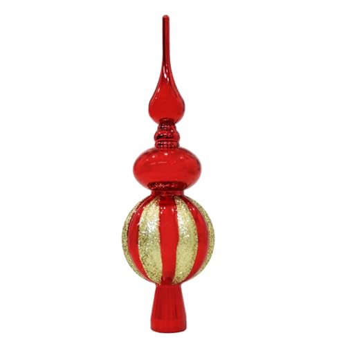 Weihnachtsbaumdekorationen, Weihnachtsbaumtopper, 9.1 glänzender Kürbis -Topper, roter Plastikstuhl für Home Party Weihnachtsdekorationen Weihnachtsbaumdekorationen, Weihnachtsbaumtopper, 9.1 glänzender Kürbis -Topper, roter Plastikstuhl für Home Party Weihnachtsdekorationen von Lawnrden