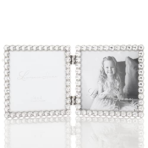 Lawrence Frames 10,2 x 10,2 cm, glitzernder Doppelrahmen – klare Brillanz von Lawrence Frames