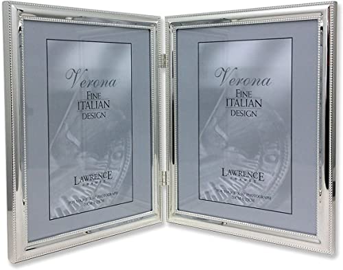 Lawrence Frames 510780D Doppel-Bilderrahmen, versilbert, 20,3 x 25,4 cm von Lawrence