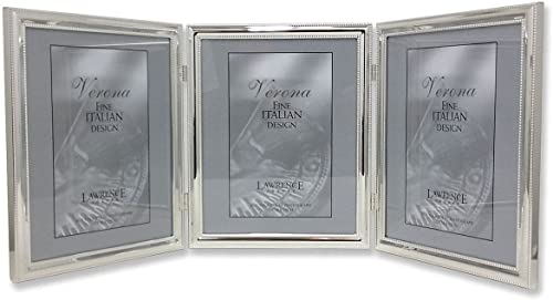 Lawrence Frames 510780T Dreifach-Bilderrahmen, versilbert, 20,3 x 25,4 cm von Lawrence