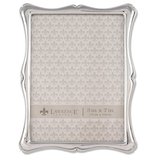 Lawrence Frames 710257 Romance Bilderrahmen, Metall, 12,7 x 17,8 cm, silberfarben von Lawrence