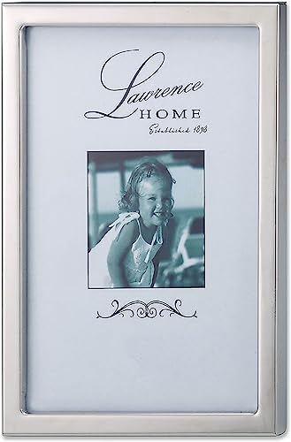 Lawrence Frames 710646 Metall-Bilderrahmen, 10,2 x 15,2 cm, silberfarben von Lawrence