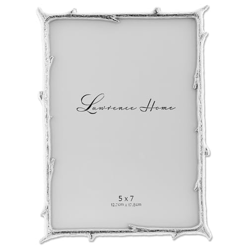 Lawrence Frames 712657 Bilderrahmen, 12,7 x 17,8 cm, Metall, Naturzweig-Design, silberfarben Lawrence Frames 712657 Bilderrahmen, 12,7 x 17,8 cm, Metall, Naturzweig-Design, silberfarben von Lawrence