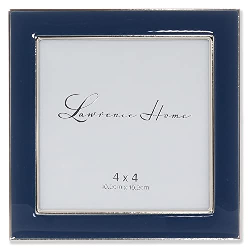 Lawrence Frames Bilderrahmen, 10,2 x 10,2 cm, Metall, Marineblau Lawrence Frames Bilderrahmen, 10,2 x 10,2 cm, Metall, Marineblau von Lawrence