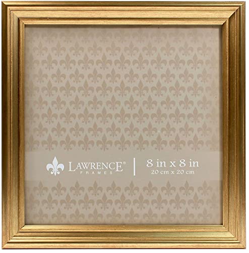 Lawrence Frames Sutter Bilderrahmen, 20,3 x 20,3 cm, goldfarben von Lawrence Frames