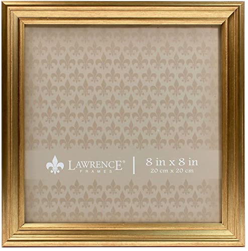 Lawrence Frames Sutter Bilderrahmen, 20,3 x 20,3 cm, goldfarben von Lawrence