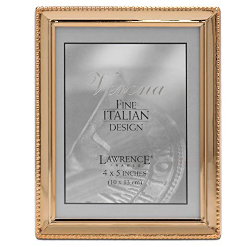 Lawrence Frames Classic Bead Bilderrahmen, Metall, Gold, 4x5 Lawrence Frames Classic Bead Bilderrahmen, Metall, Gold, 4x5 von Lawrence