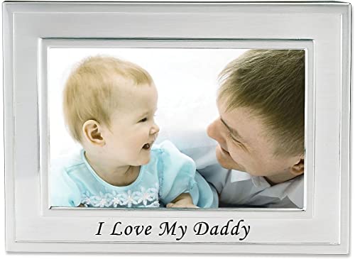 Lawrence Frames Bilderrahmen mit Aufschrift I Love My Daddy, versilbert, 15,2 x 10,2 cm von Lawrence
