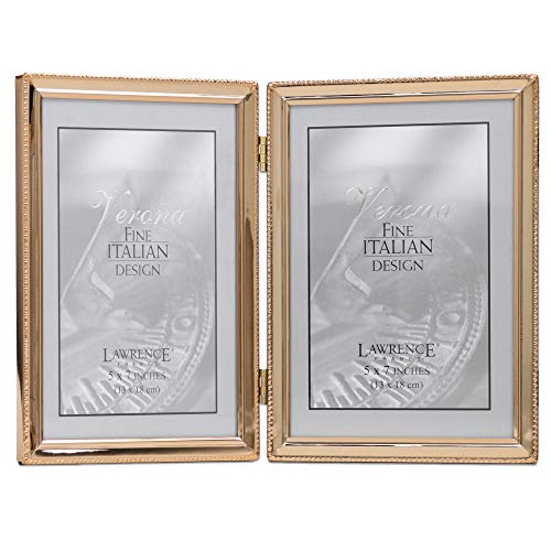 Lawrence Frames Klassischer Bilderrahmen, 12,7 x 17,8 cm, goldfarben Lawrence Frames Klassischer Bilderrahmen, 12,7 x 17,8 cm, goldfarben von Lawrence
