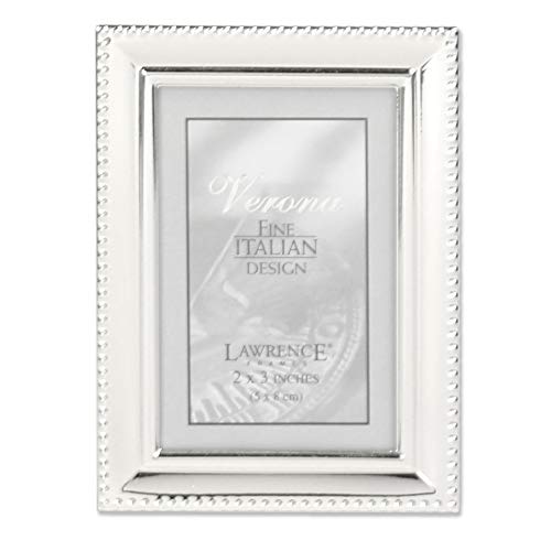 Lawrence Frames 11623 Lawrence Metallrahmen, 2,5 x 3,5 cm, silberfarben von Lawrence