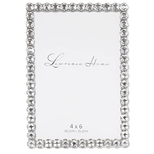 Lawrence Frames 10,2 x 15,2 cm, silberfarbener Metallrahmen – klare Brillanz von Lawrence