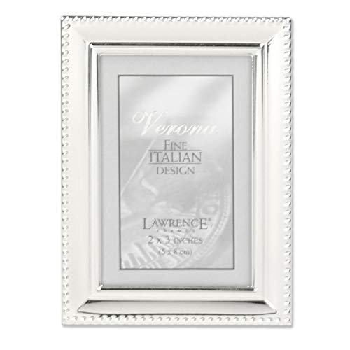 Lawrence Frames 11623 Metallrahmen, 2,5 x 3,5 cm, silberfarben von Lawrence