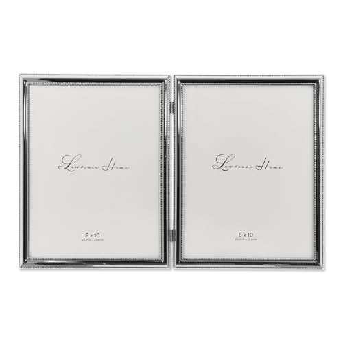 Lawrence Frames 510780D Doppel-Bilderrahmen, versilbert, 20,3 x 25,4 cm von Lawrence