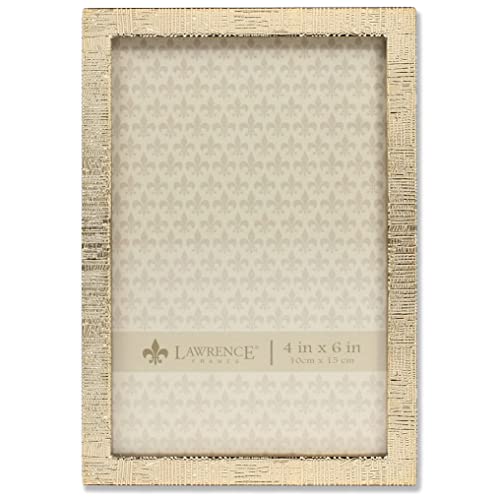 Lawrence Frames 712346 Metall-Bilderrahmen mit Leinenmuster, 10,2 x 15,2 cm, goldfarben Lawrence Frames 712346 Metall-Bilderrahmen mit Leinenmuster, 10,2 x 15,2 cm, goldfarben von Lawrence