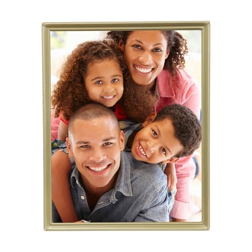 Lawrence Frames Bilderrahmen, antikes Messing, 20,3 x 25,4 cm, Perlenbordüre Lawrence Frames Bilderrahmen, antikes Messing, 20,3 x 25,4 cm, Perlenbordüre von Lawrence