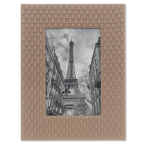 Lawrence Frames Veganer Leder-Bilderrahmen, Webdesign, 10 x 15 cm, Kaschmir von Lawrence