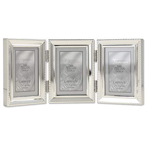 Lawrence Frames Metallrahmen, 2,5 x 3,5 cm, 3 Stück, silberfarben von Lawrence