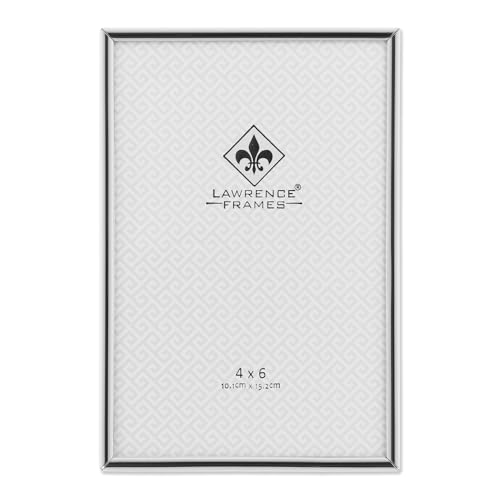 Lawrence Frames Simply Metall-Bilderrahmen, 10,2 x 15,2 cm, silberfarben Lawrence Frames Simply Metall-Bilderrahmen, 10,2 x 15,2 cm, silberfarben von Lawrence