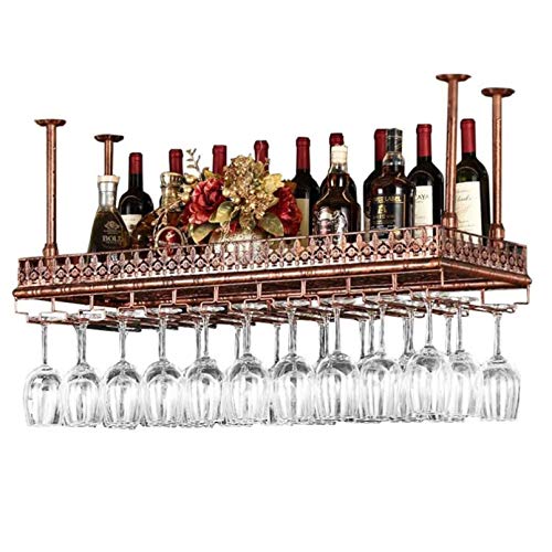 Weinregale, Weinflaschen- und Glasregale, multifunktionaler Decken-Weinhalter, an der Wand montierter Weinflaschenhalter, hängende Weinglasregale, Kelch- und Stielglasregale, Tassenregale – Präse von LaxTo
