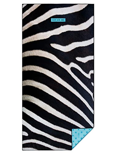 Lay On Me Strandtuch XXL Zebra Strandtuch 80x160cm aus Mikrofaser (100% recycelt) von Lay On Me