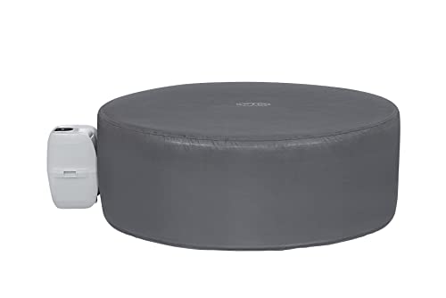 Bestway LAY-Z-SPA Xtras EnergySense Plus Thermo-Komplettabdeckung Ø 216 x 80 cm, rund, Dunkle Alabaster-Optik von Lay-Z-Spa