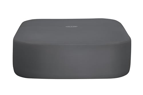 Bestway LAY-Z-SPA Xtras EnergySense Plus Thermo-Komplettabdeckung 230 x 230 x 71, eckig, Dunkle Alabaster-Optik von Lay-Z-Spa