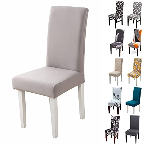 Layack Stuhlhussen 6er Set Elastische Moderne Beschützer Stuhlhussen, Abnehmbarer Waschbarer Stühle Schutz Dekoration Stuhlbezug für Esszimmer, Hotel, Bankett, Hochzeit, Partys Deko Layack Stuhlhussen 6er Set Elastische Moderne Beschützer Stuhlhussen, Abnehmbarer Waschbarer Stühle Schutz Dekoration Stuhlbezug für Esszimmer, Hotel, Bankett, Hochzeit, Partys Deko von Layack