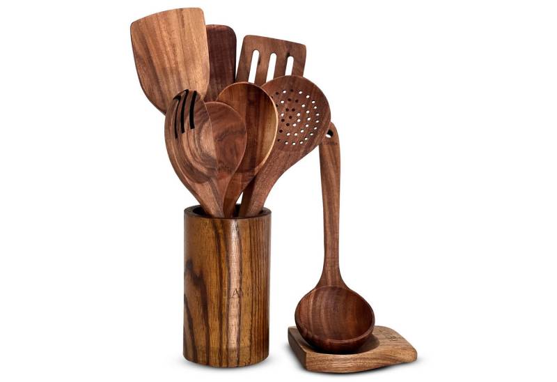 Layba Kochbesteck-Set Küchenutensilien Holz Kochlöffel Holz Kochspatel Küchenhelfer Kochen Layba Kochbesteck-Set Küchenutensilien Holz Kochlöffel Holz Kochspatel Küchenhelfer Kochen von Layba