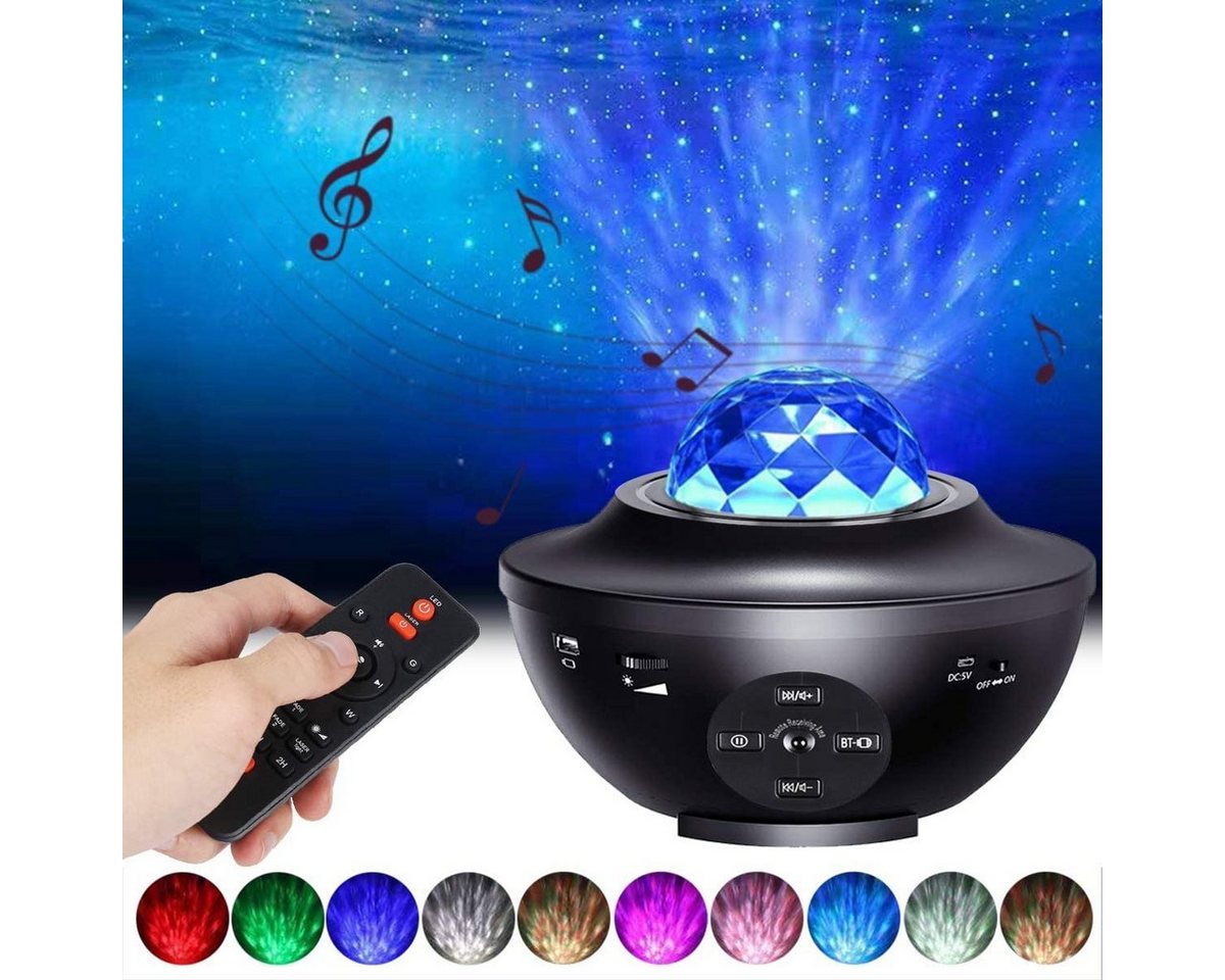 Laybasic Nachtlicht LED Projektor Nachtlicht Bluetooth Musik Player Laybasic Nachtlicht LED Projektor Nachtlicht Bluetooth Musik Player von Laybasic