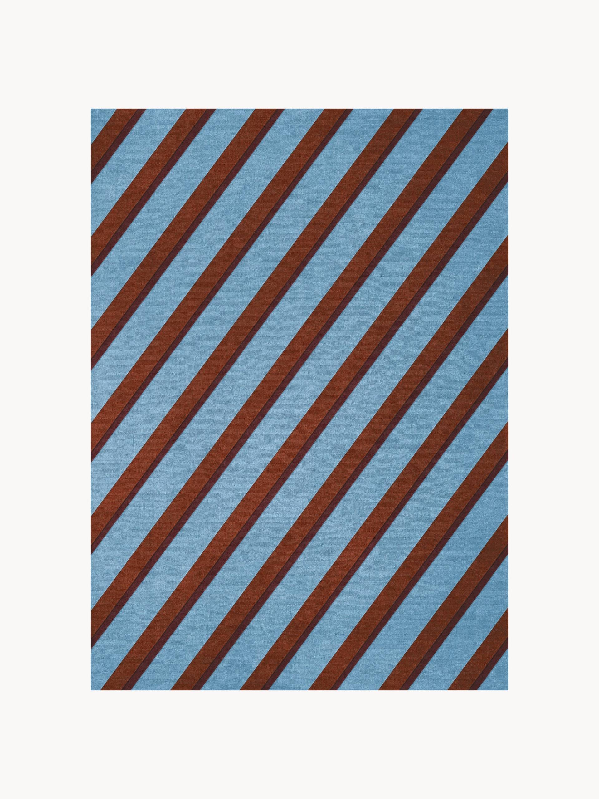 Handgetufteter Wollteppich Tekla Diagonal Handgetufteter Wollteppich Tekla Diagonal von Layered