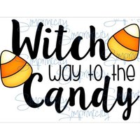 Witch Way To The Candy Keksausstecher Oder Fondant Plakette von LayeredCreationsHome