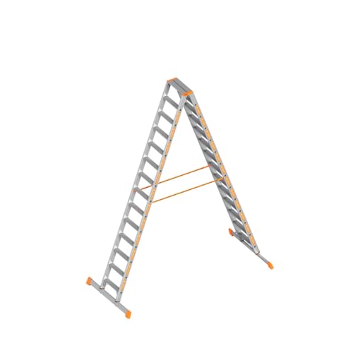 Layher Stufenstehleiter Topic 1043.1-2x14 von Layher