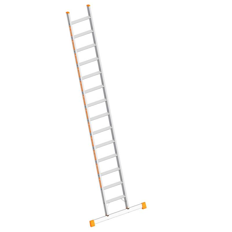 Layher Topic 1042 Stufenanlegeleiter mit Quertraverse 15 Stufen von Layher