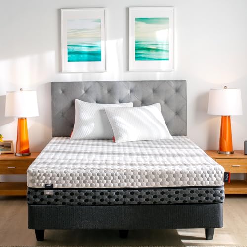 Layla 25,4 cm kupferinierte Memoryschaum-Matratze, kühler und bequemer Schlaf, umklappbar, eine Seite weich, andere Seite mittelfest, 2 kostenlose Memory-Foam-Kissen (Twin XL), 120 Nächte Probezeit von Layla