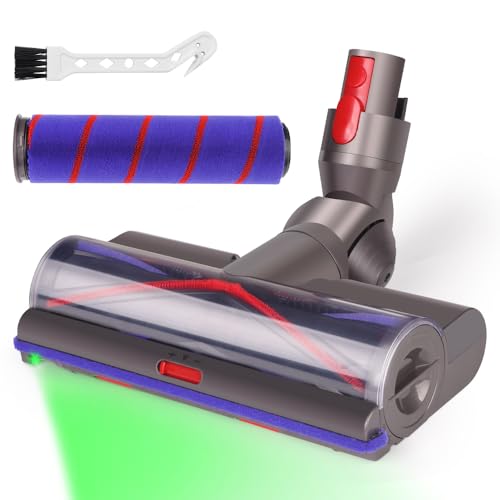 Laymi Bürste für Dyson V7 V8 V10 V11 V15 Staubsauger mit LED Lichtern für Teppich und Hartböden glattere Räder V-förmige Turbo-Borstenwalze und weiche Rolle Leichter Ausbau und Einbau Laymi Bürste für Dyson V7 V8 V10 V11 V15 Staubsauger mit LED Lichtern für Teppich und Hartböden glattere Räder V-förmige Turbo-Borstenwalze und weiche Rolle Leichter Ausbau und Einbau von Laymi