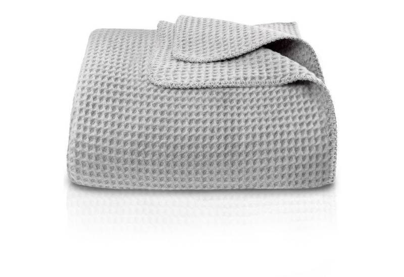 Wohndecke Waffelpique aus Baumwolle – Kuscheldecke Baumwolldecke Sofa Überwurf, Laynenburg, Decke als Sofa-decke, Couchdecke, Wolldecke aus Baumwollmix von Laynenburg